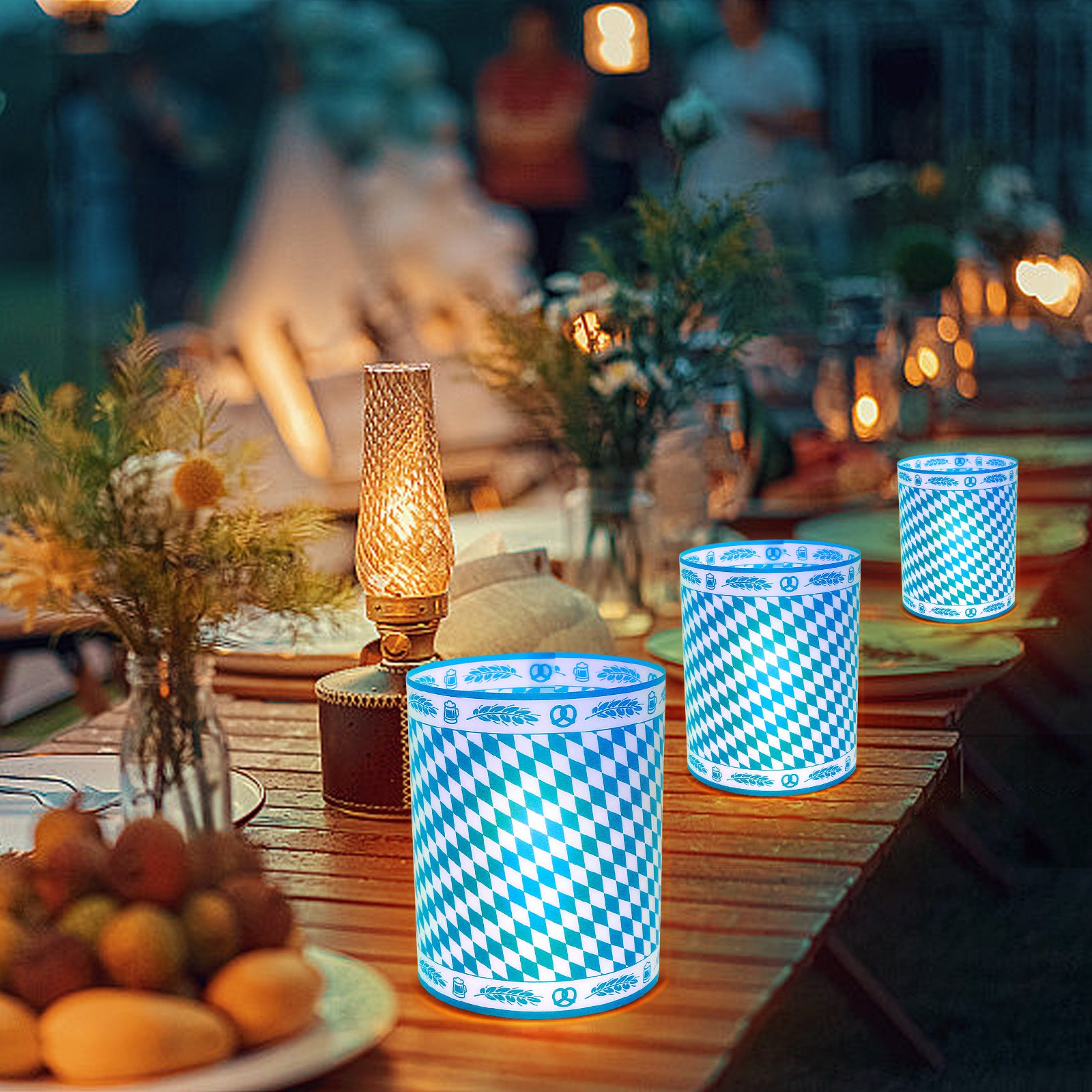 Décorations de soirée et accessoires - Ensemble de 20 abat-jour de festival de bière - Traditionnel Te de bière