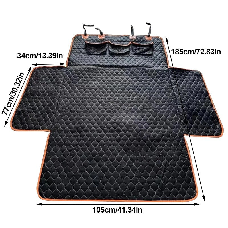 Pet Car Boot Liner Protecteur pour chiens-Universal Boot Cover Waterproof-Noir