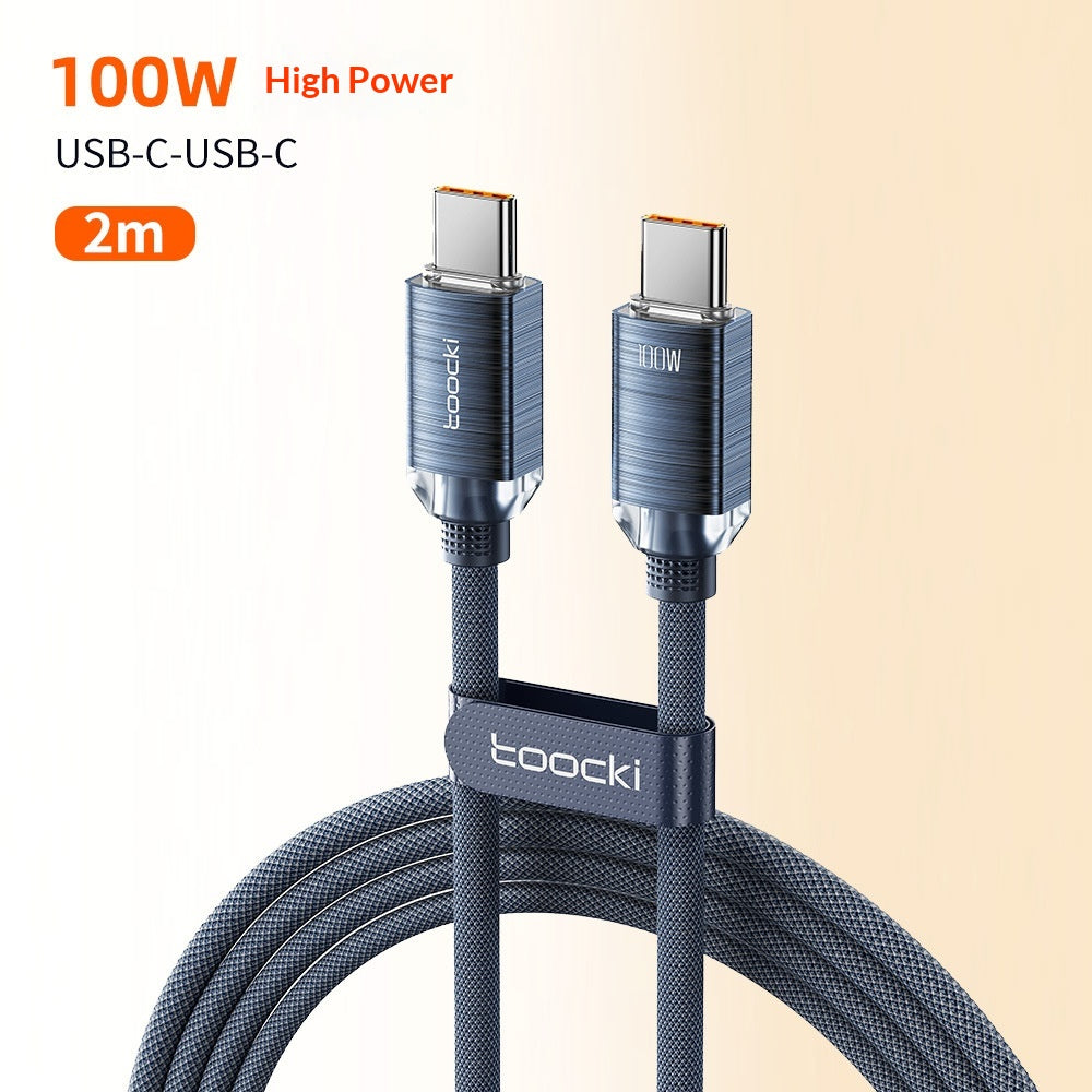 Transparent Fast Charging Data Cable