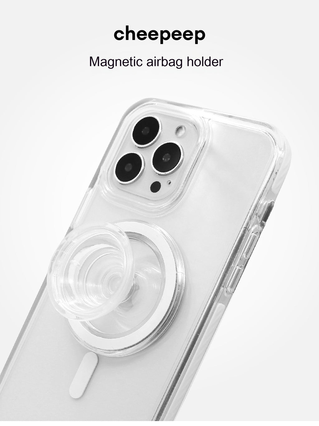 Aspiration magnétique Airbag Bracket Super transparent Support universel