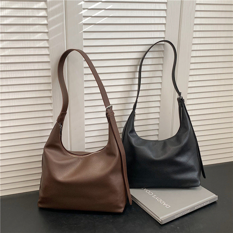 Cuir synthétique simple pour femmes Commuter Sous-bras sac de corps