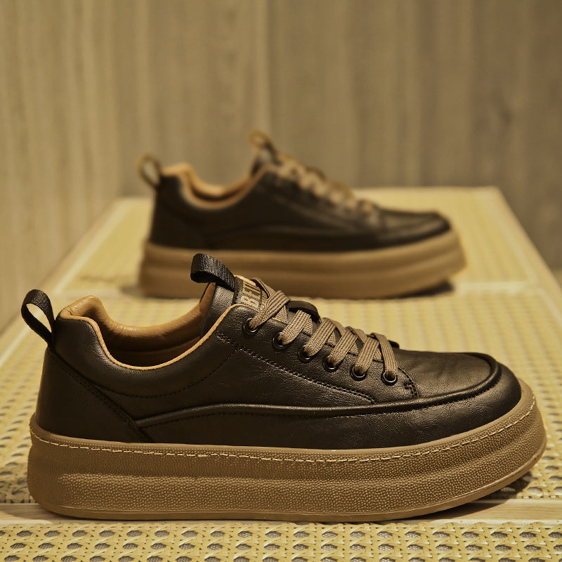 Four Seasons Platform Tide Confortable et polyvalent Chaussures de Sports Casual Hommes