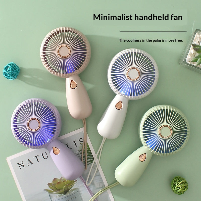 Mini ventilateur portable portable avec LED