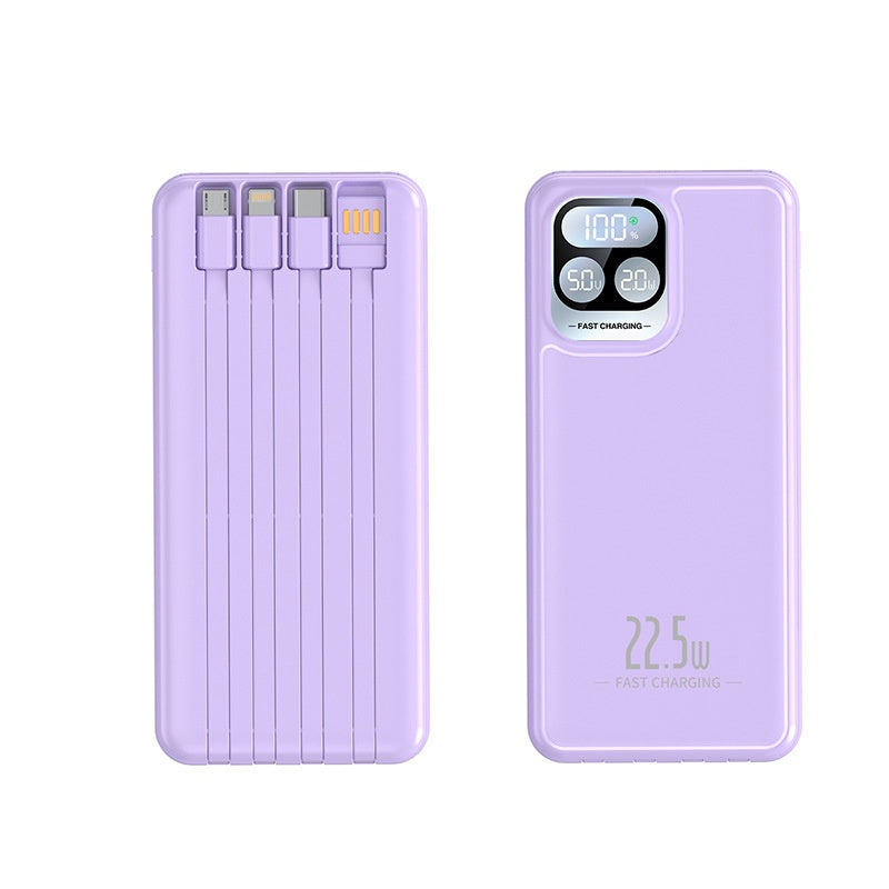 Power bank with fast charging cable Mini Shared Power Bank