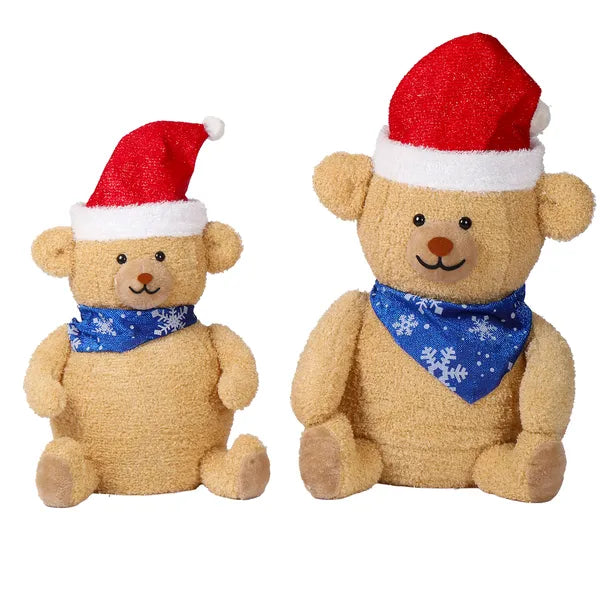 Lot de 2 Décorations de Noël pour ours en peluche