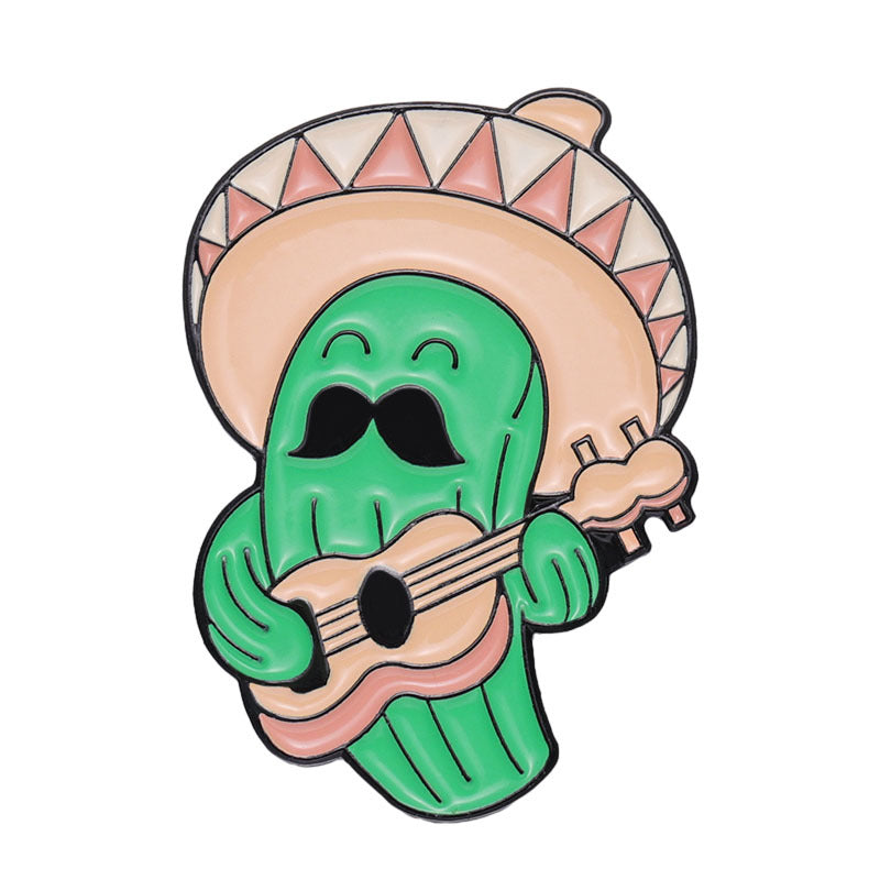 Mignon chant et danse Cactus forme Golden M Accessoires insigne