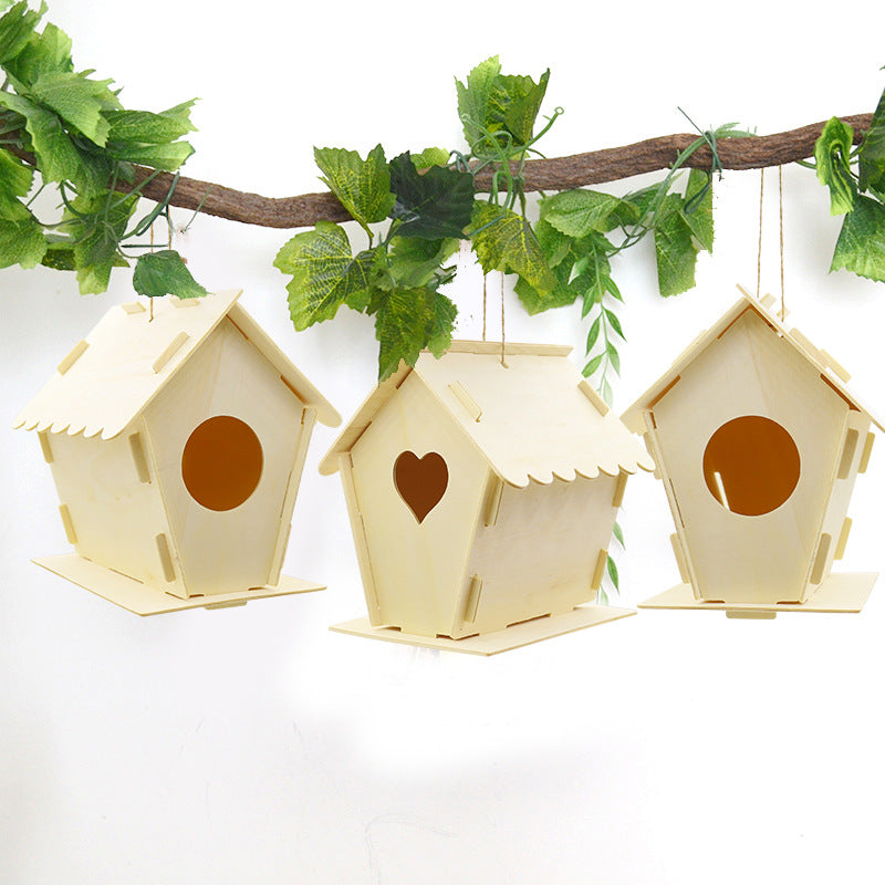 Maison d'oiseaux Bricolage Maison style maison Décor Maison Ornement