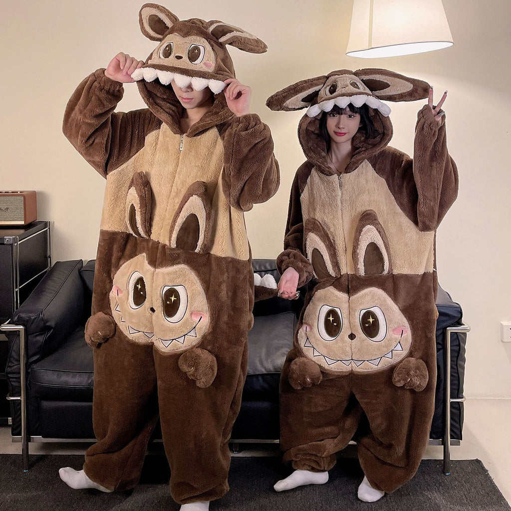 Ensemble de vêtements de salon pour jeunes de style caricature