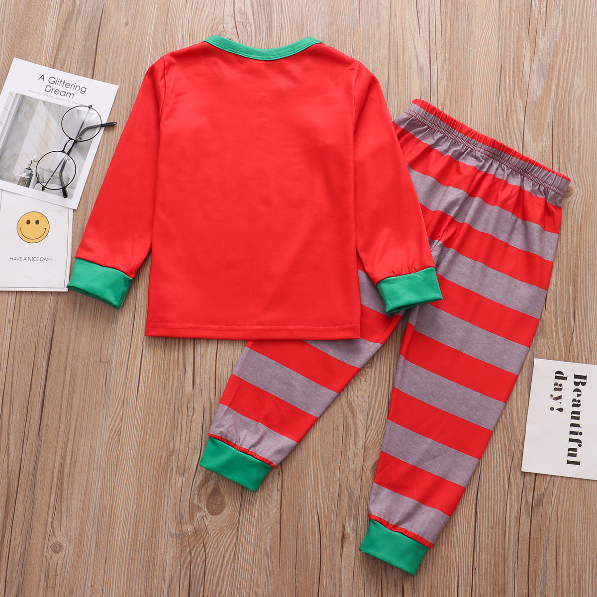 Caricature Noël Imprimer Costumes de maison parent-enfant
