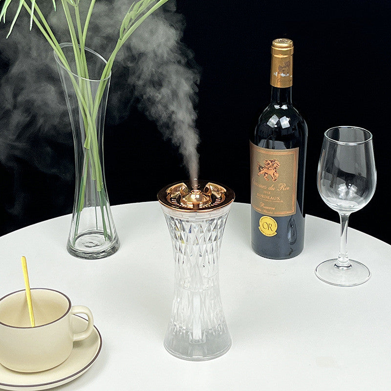 Wild Waist Humidifier Bureau Atomiseur Romantique Atmosphère Lampe cristal Lampe de nuit