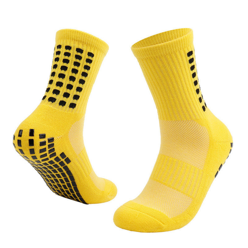 Chaussettes de basketball respirante Studs en caoutchouc antidérapant Sole