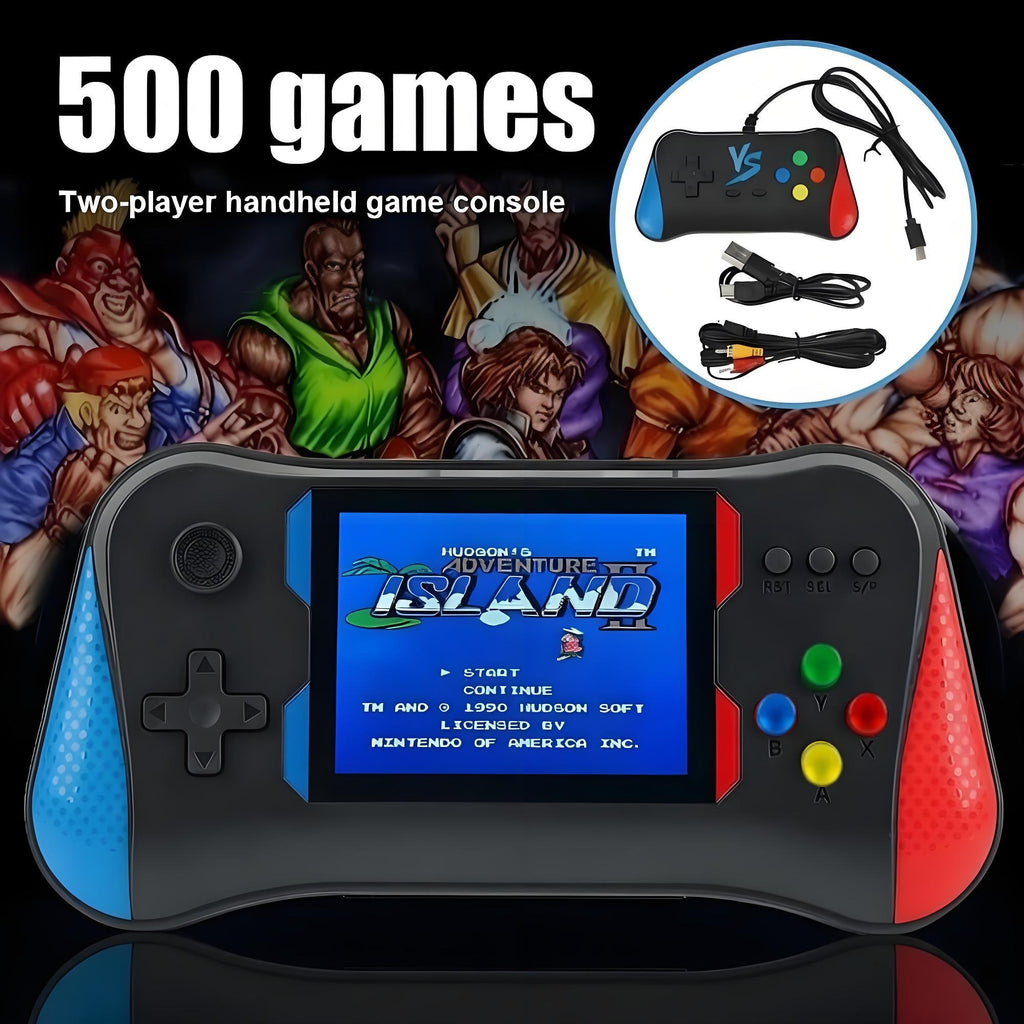 3.5' 500 Jeux Classiques Handheld Retro Video Jeu Console Player Pour Enfants Adultes