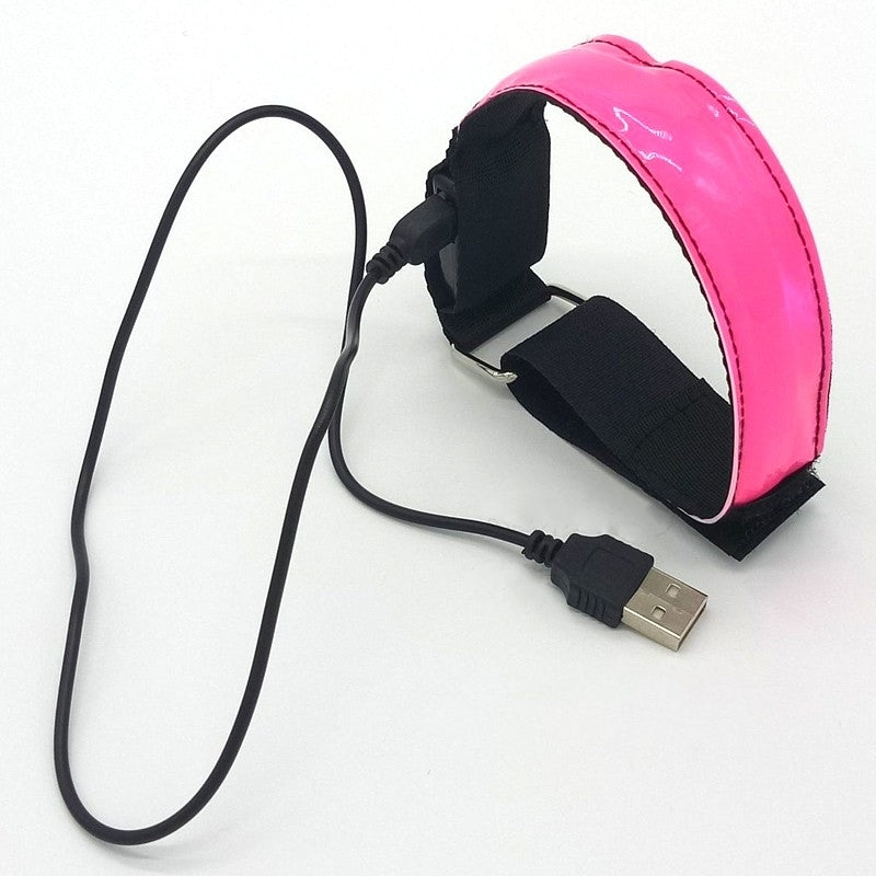 Ceinture de bras de course lumineuse