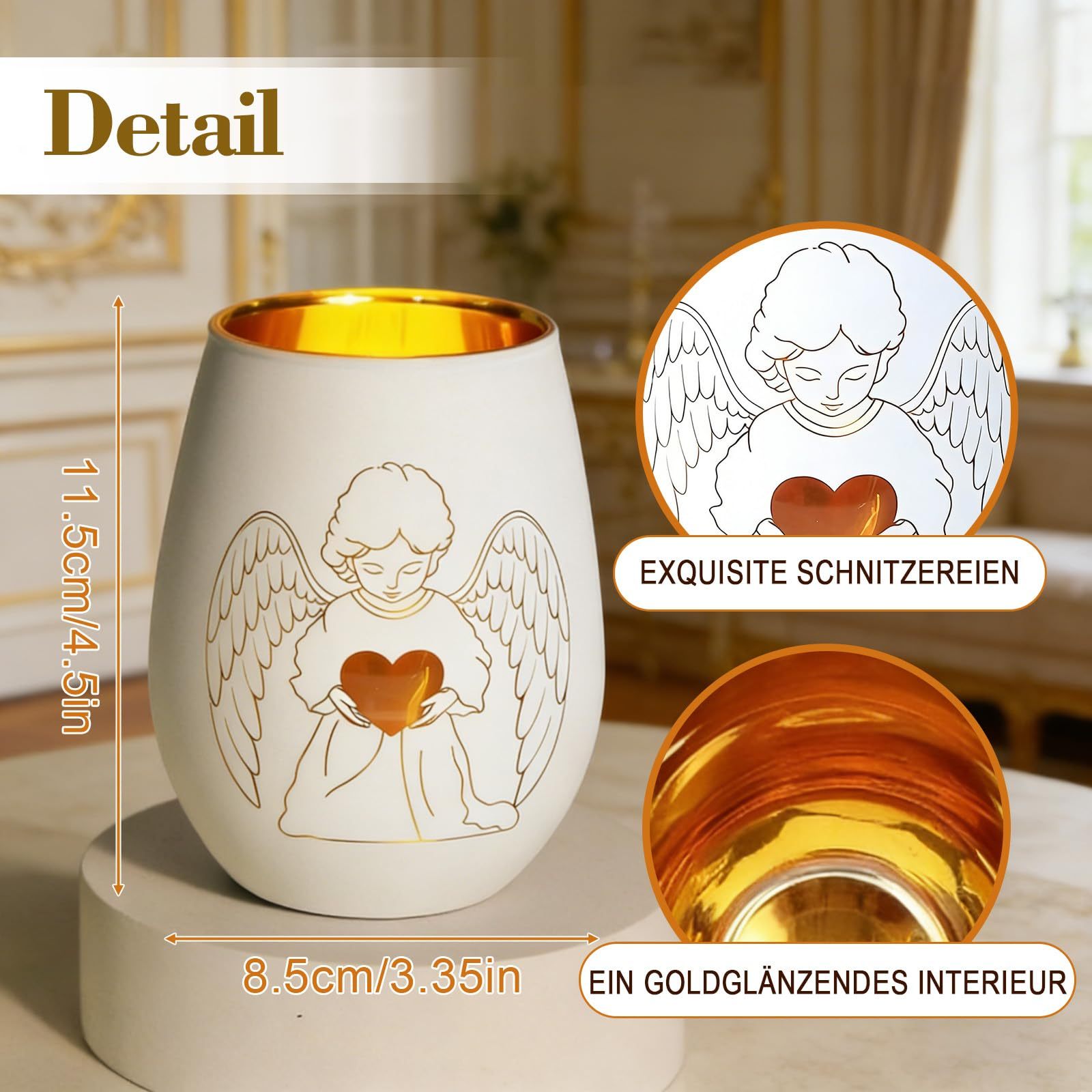 Porte-théâtre blanc – Guardian Angel Design
