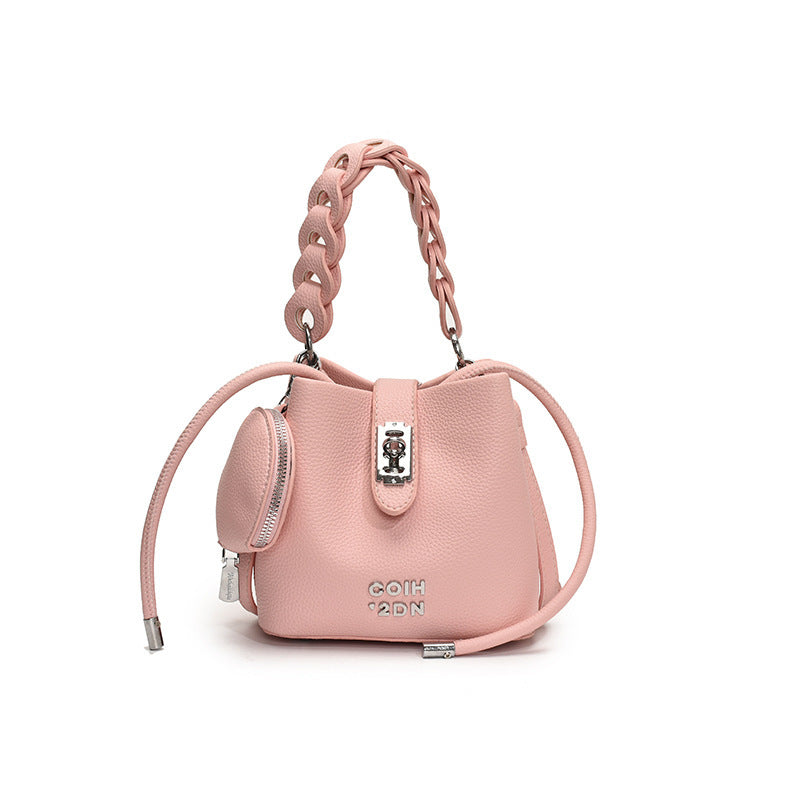 Épaule et sac croisé en cuir doux