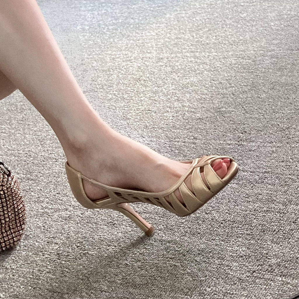 Elégant style français Peep-toe talons hauts femmes arrivée