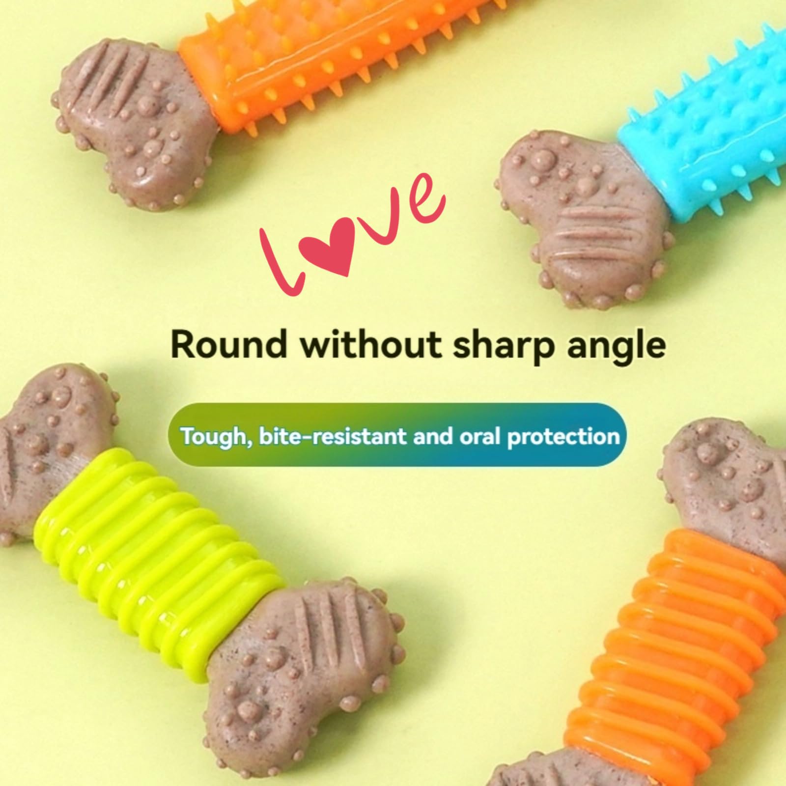 Jouets à croquer pour chiens pour brochettes agressives