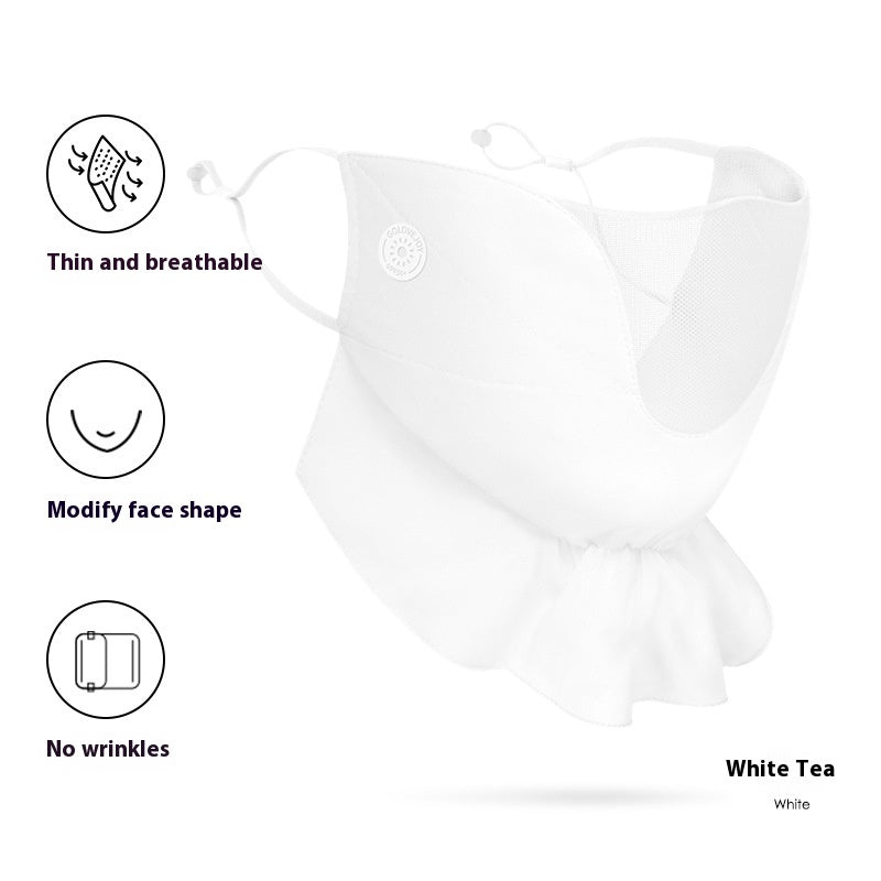 Masque d'écran solaire anti-UV pour la conduite en plein air pour femmes