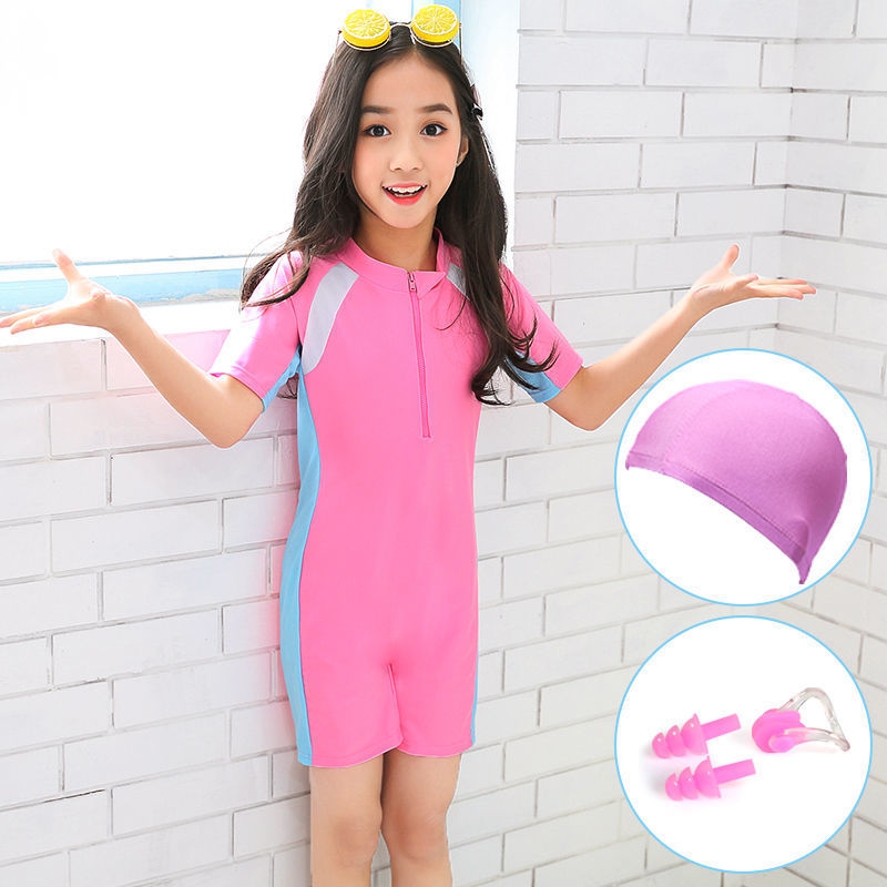 Maillot de bain en une pièce de protection solaire pour enfants
