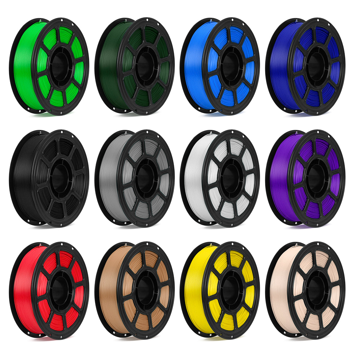 PLA 3D Imprimante Filament 12 Pack