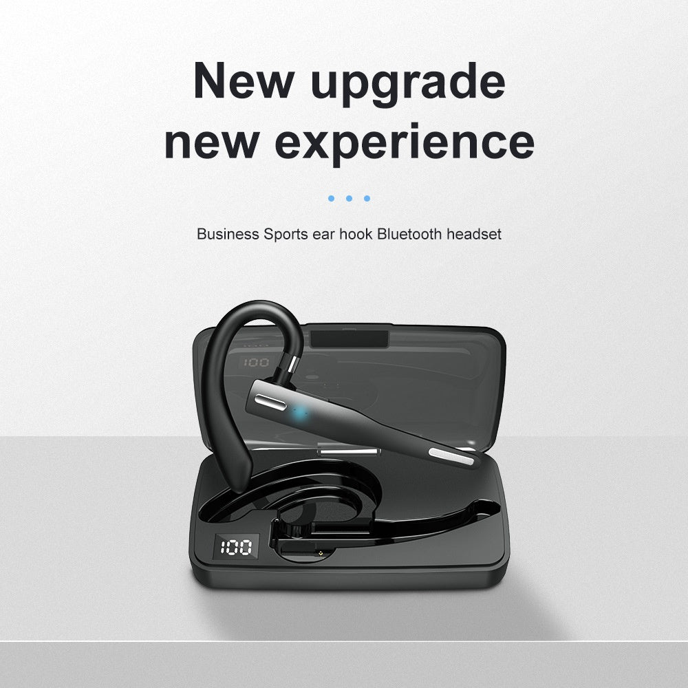 Business Ear-monté casque Bluetooth à une oreille Réduction du bruit