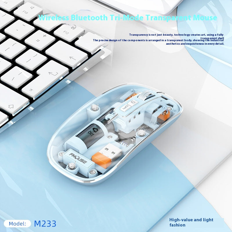 Ordinateurs de bureau sans fil transparents et ordinateur portable