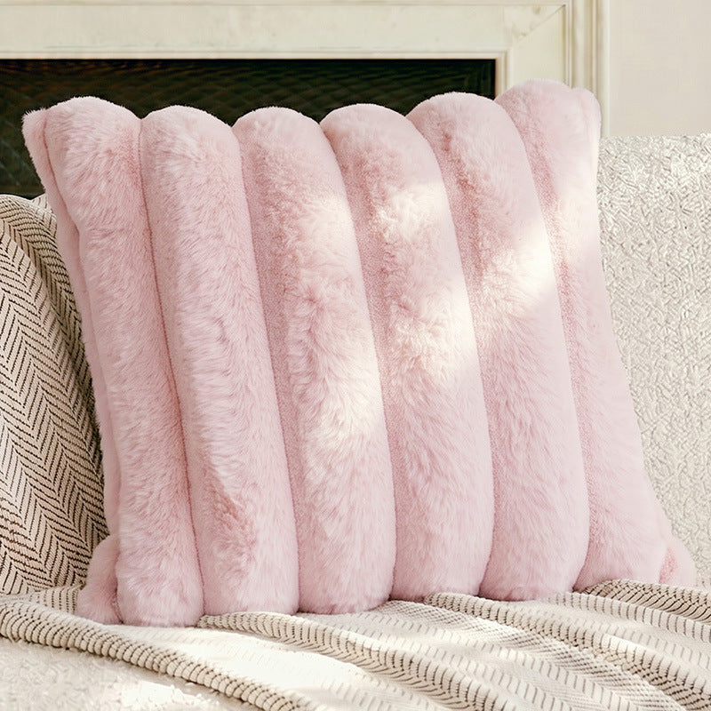 Couverture d'oreiller crémeuse-doux de style français
