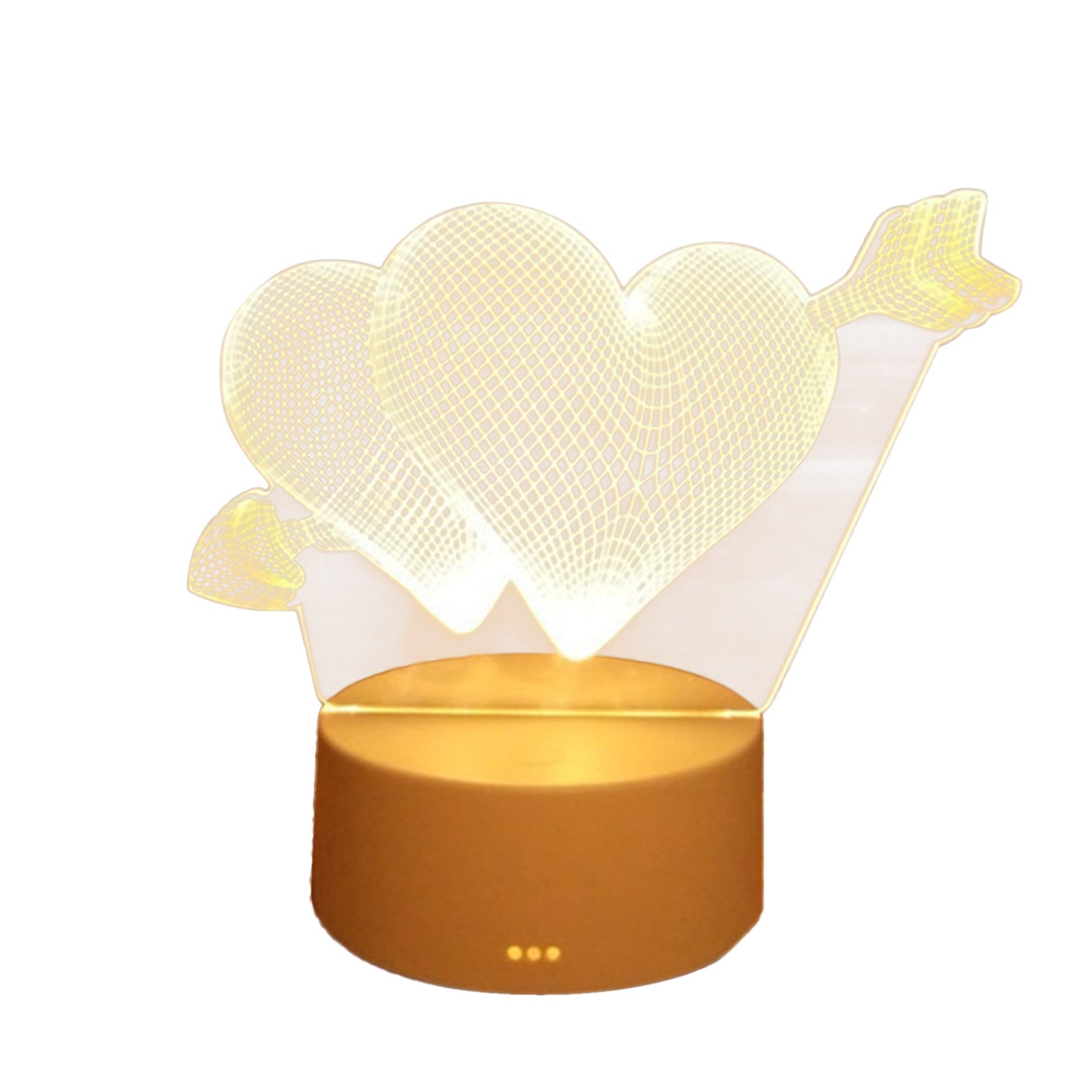 Creative 3D petite lampe de nuit lampe de table style LED Plug-in 3D