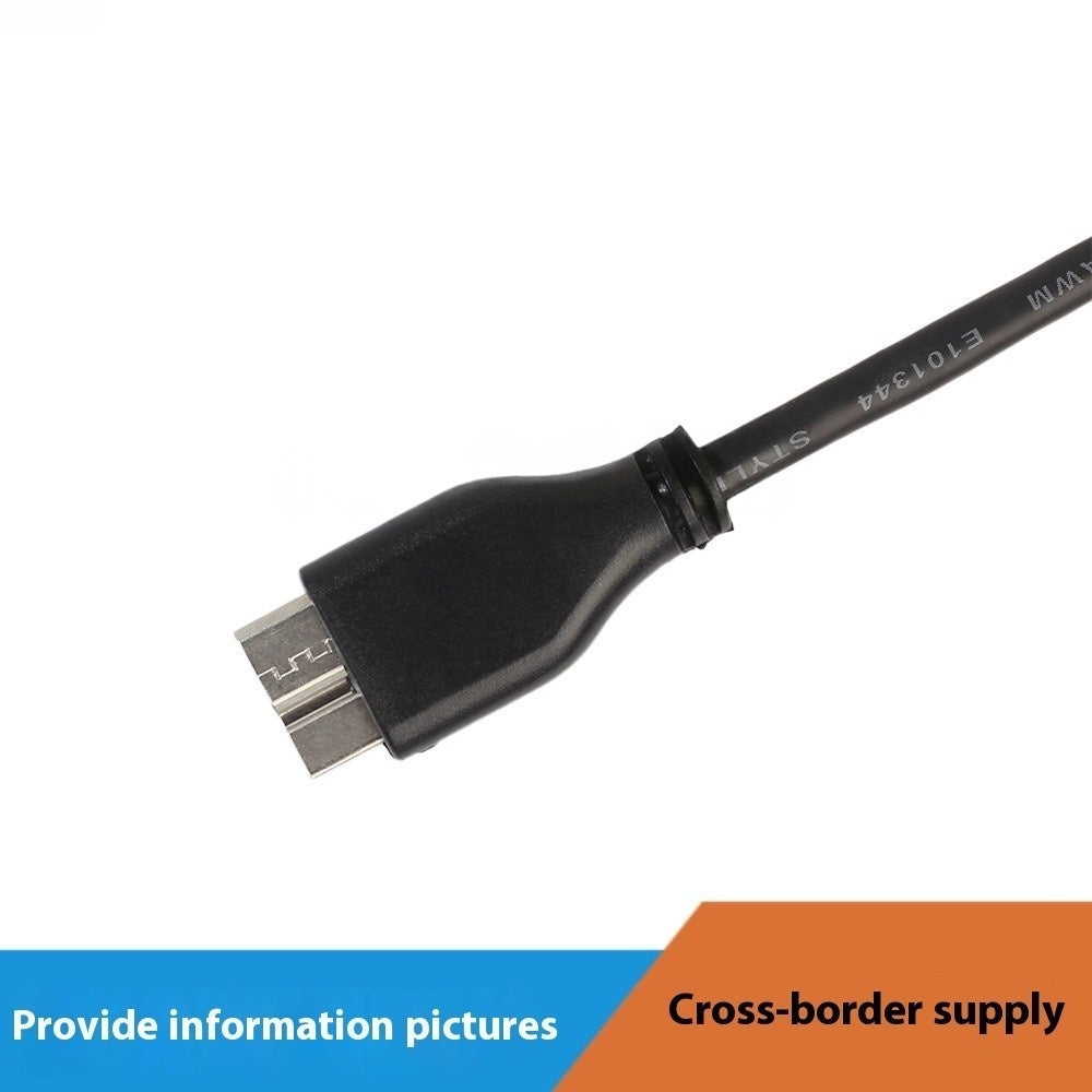 Black USB Revolution Laptop Mobile Hard Disk Connecting Line Copper