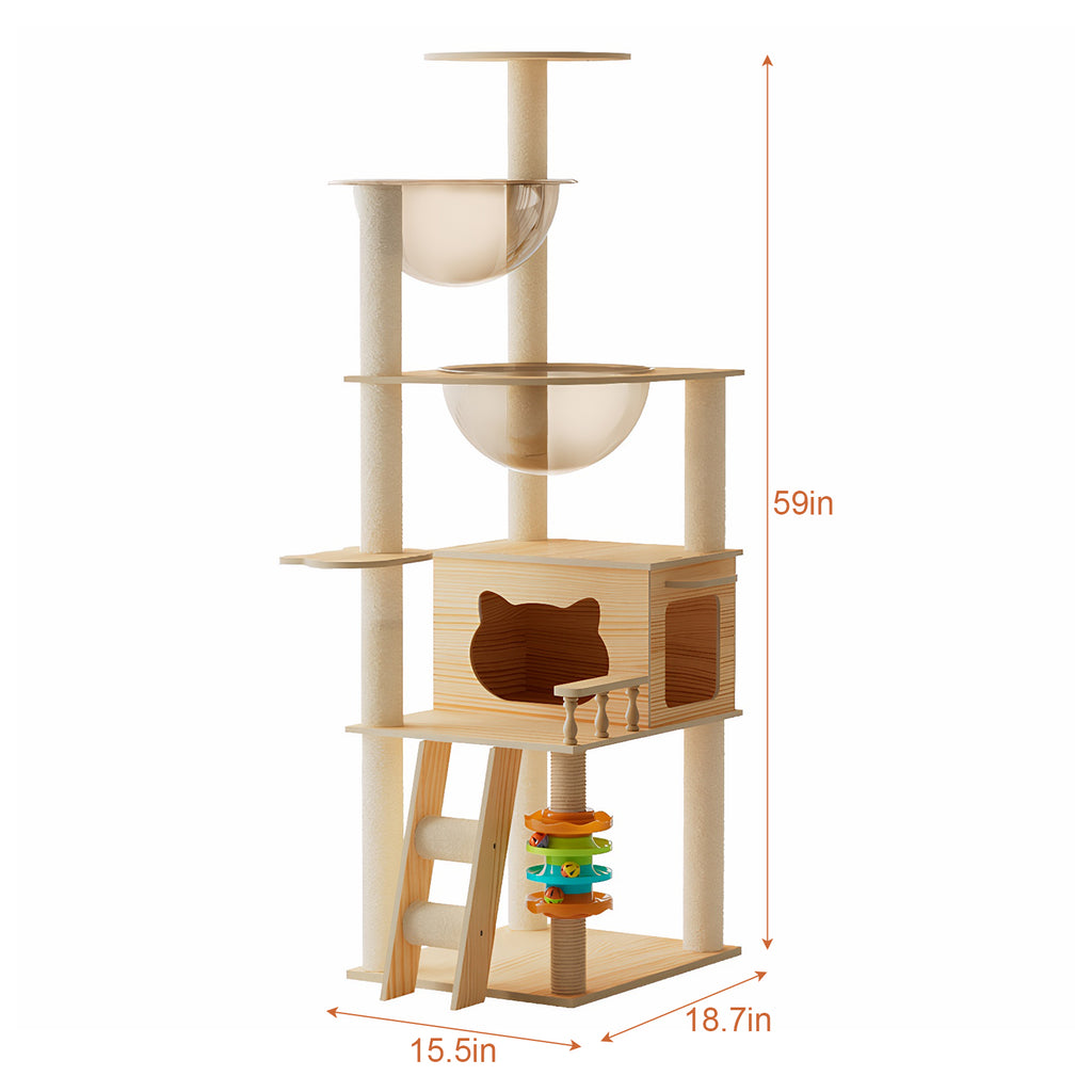 Tour Cat moderne de 59"