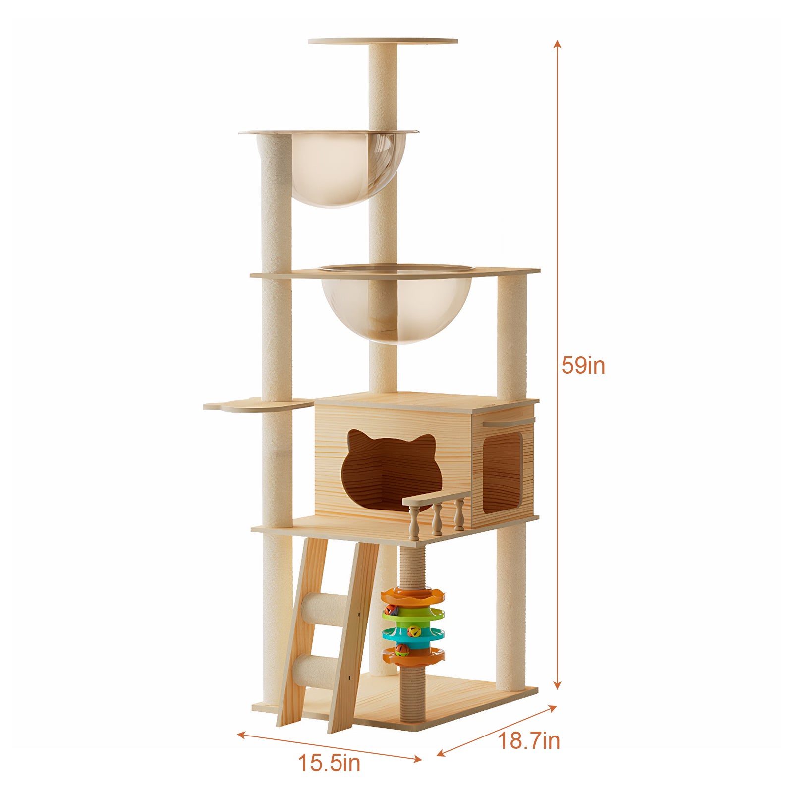 Tour Cat moderne de 59"