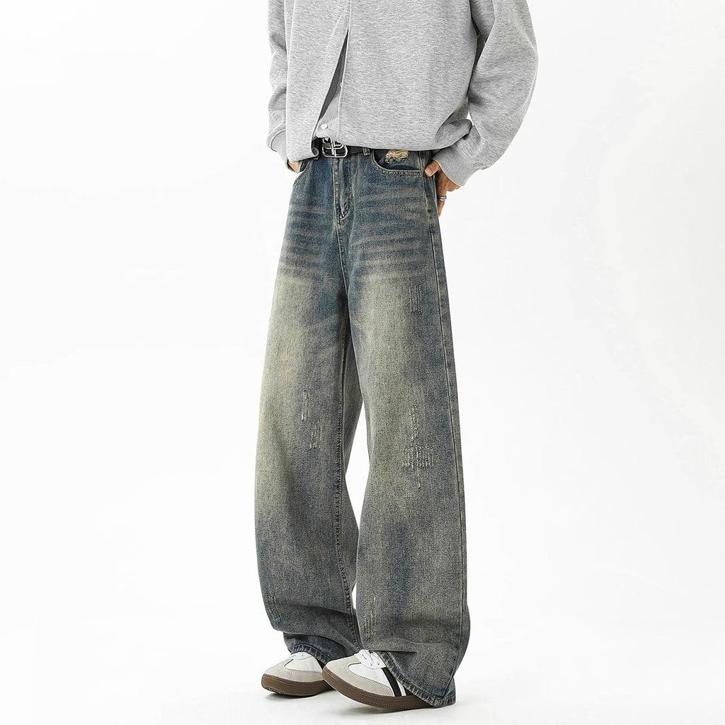 Rétro Détresse Scythe Jeans pour hommes