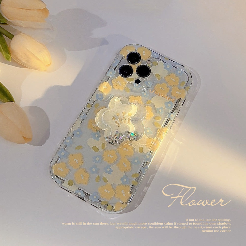 Floral Shell adapté pour porte-case téléphonique
