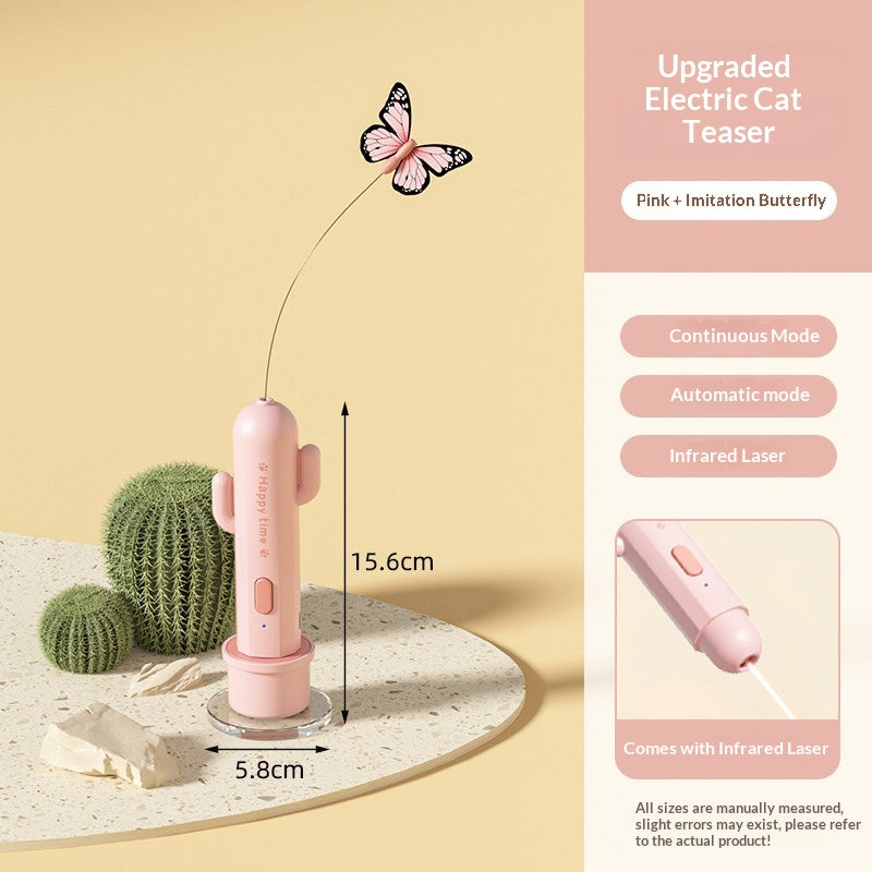 Laser infrarouge et plume 2-en-1 Cat Toyvos animaux de compagnie ultime ennui-busting Gadget