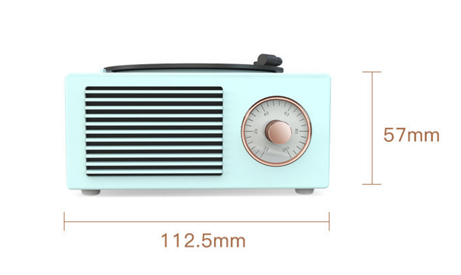 Rétro haut-parleur Bluetooth sans fil vinyle