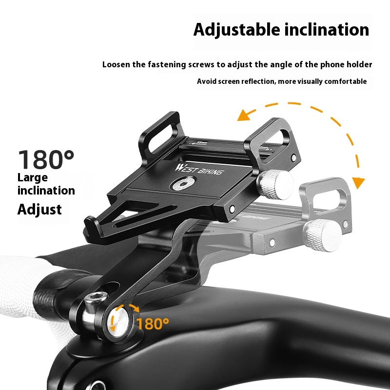 Casque en alliage d'aluminium Plus-taille de griffe Shockproof Mountain Highway Véhicule Bracket
