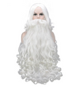 Bière de Noël Santa perruque Cosplay tête barbe perruque kit
