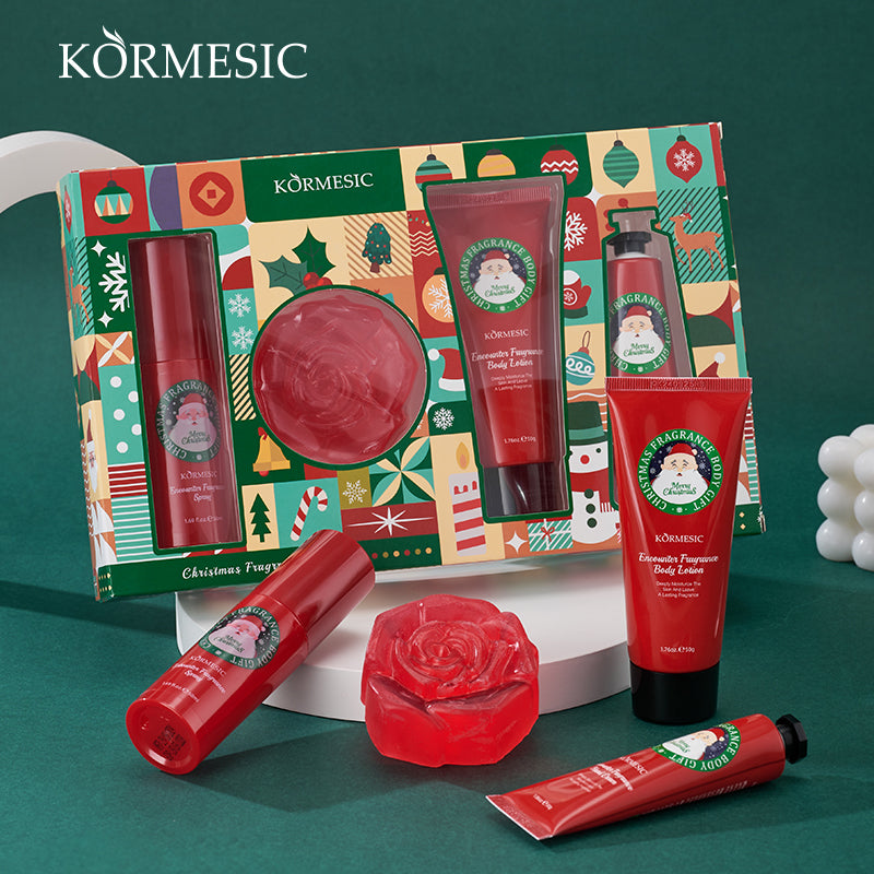 Ensemble de parfums de Noël KORMESIC pour le commerce extérieur 50ml-100g-50g-30g