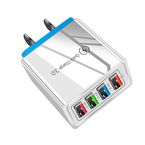Couleur lumineuse téléphone mobile Charge Head Intelligent 3A