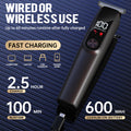 Clipper électrique à cheveux rechargeable multifonction