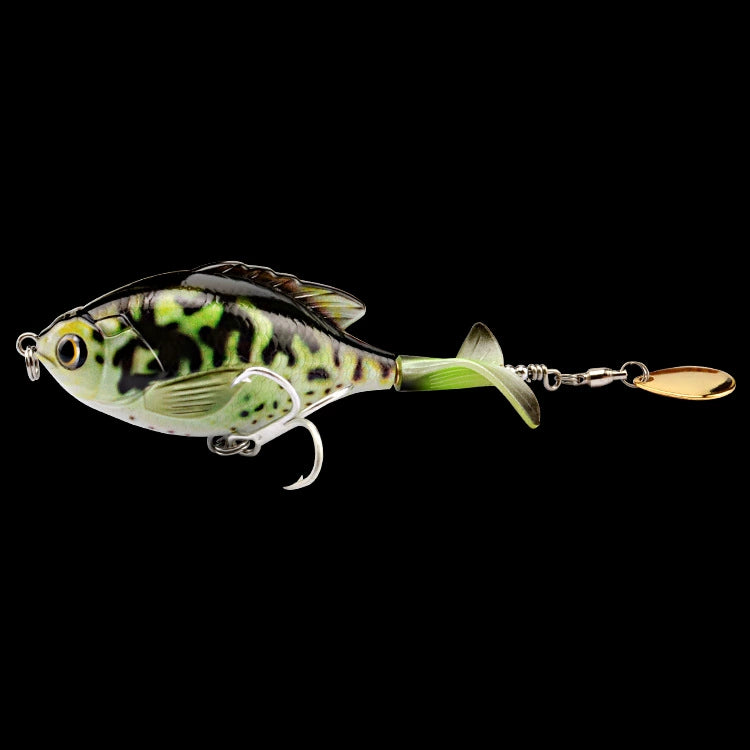 Ensemble de lure de pêche à la queue de pêche de 5 pièces