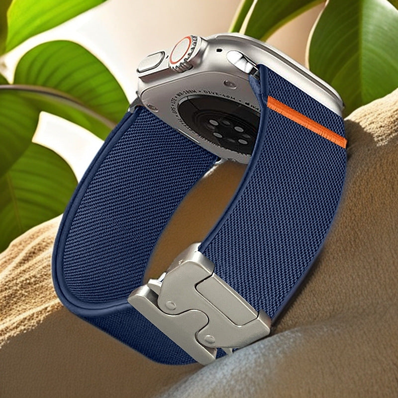 Bracelet de montre pointage parachute boucle élastique respirant