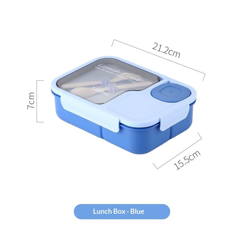 Boîte à Bento de style japonais avec compartiments est micro-ondes-safe