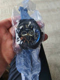 Montres en caoutchouc pour hommes Pointeur de sport Montre Quartz
