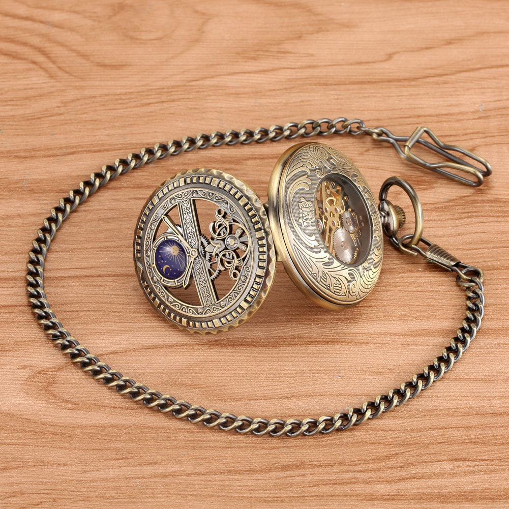 Montre de poche mécanique manuel Roman-Numéral