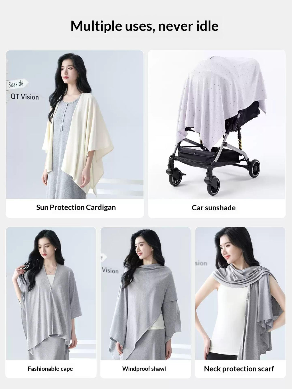 100 coton printempsété plein air soleil-protection soins infirmiers et cap modesty