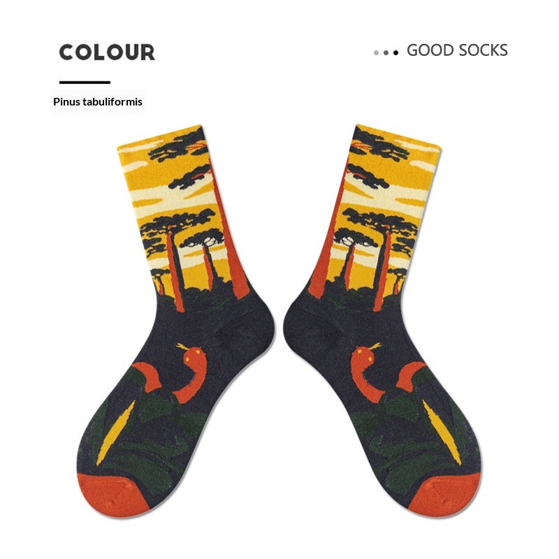 Chaussettes d'automne européennes et américaines