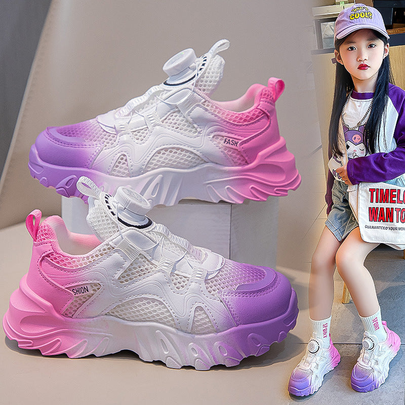 Sneaker respirant à bouton rotatif Mesh