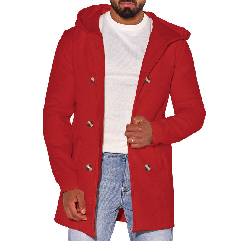 Manteau polyvalent en laine pour hommes
