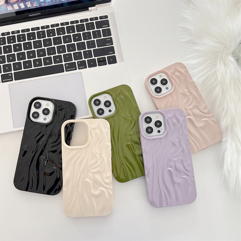 Boîtier de téléphone en silicone de haute qualité en couleur solide